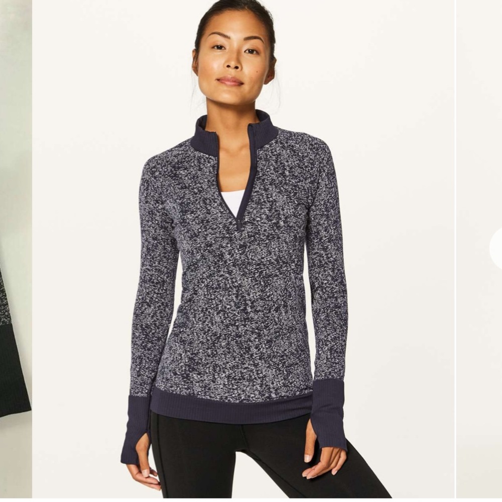 Lululemon Rest Less 1/2 Zip. Size 4